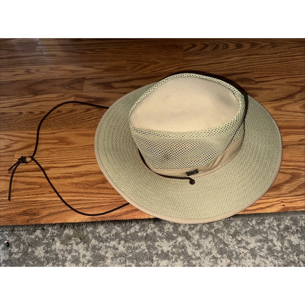 Henschel Hat Co. Mesh Sun Hat Outdoor Lightweight Breathable Med Beige Safari